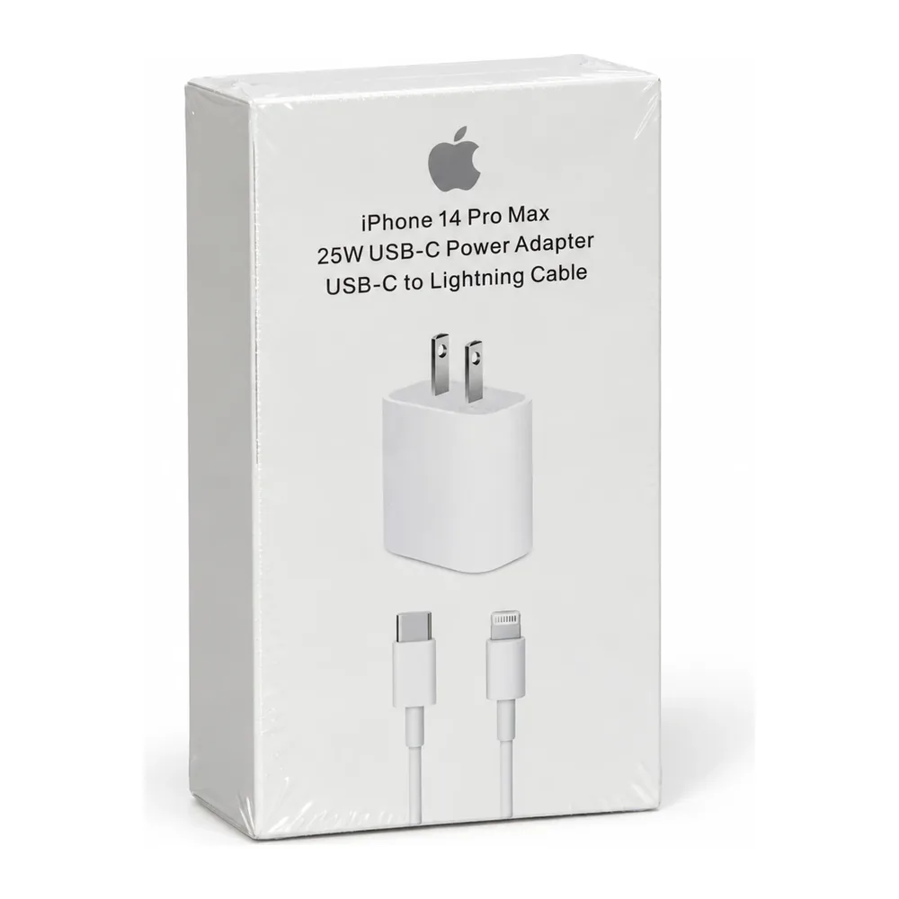 Cargador para iPhone 25 W: adaptador + cable